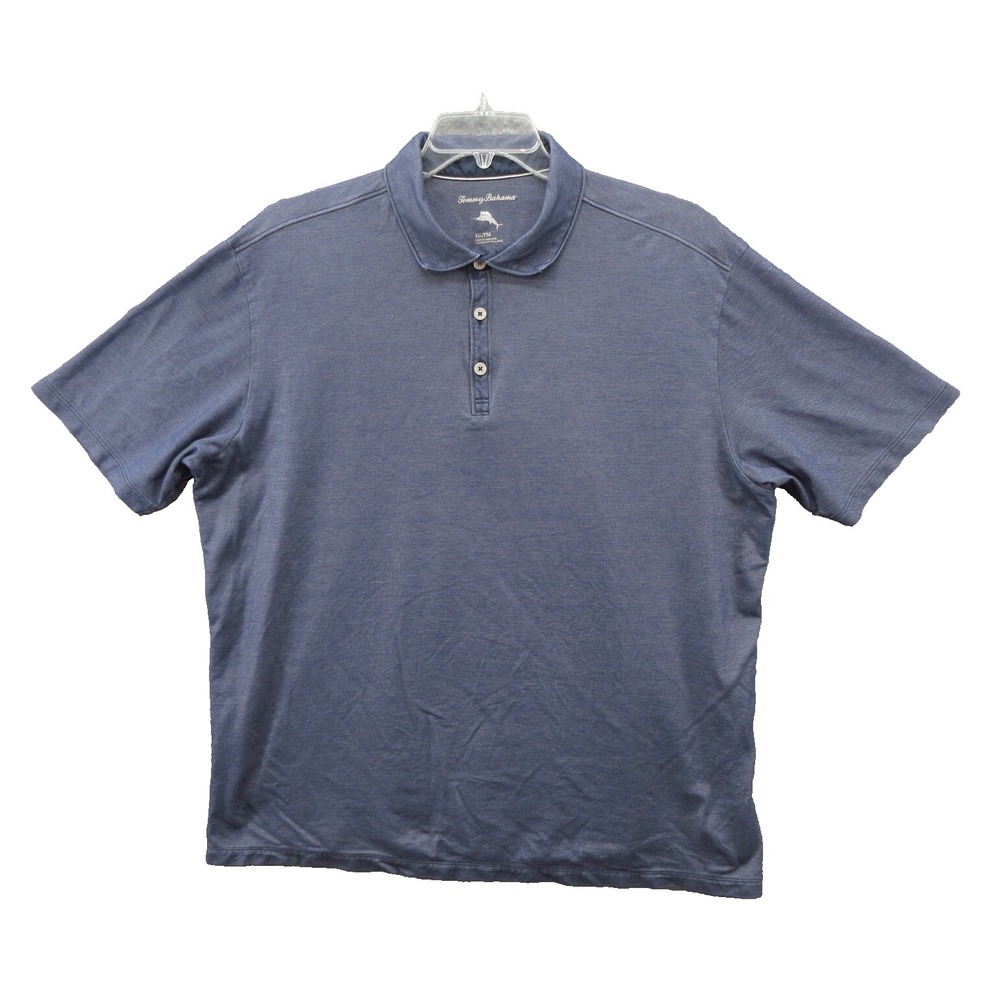 Tommy Bahama Men Polo Shirt XXL Double Eagle Spectator Short Sleeve